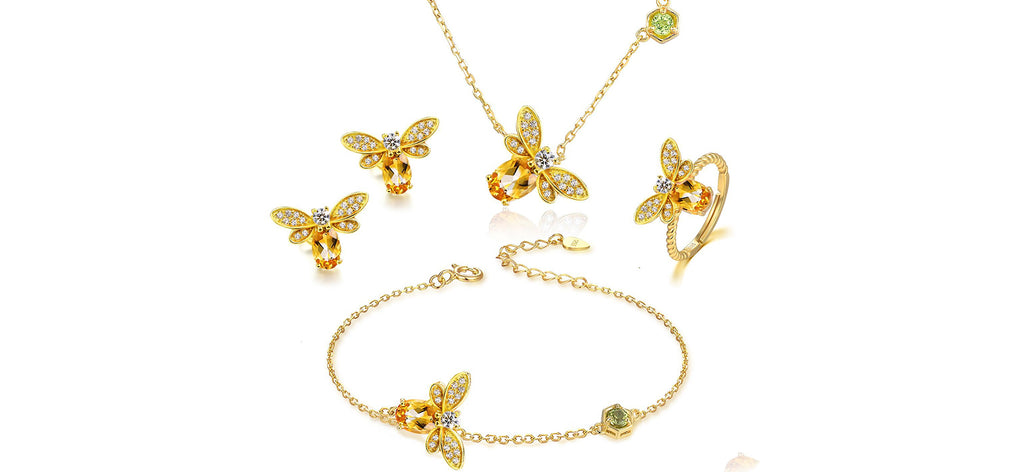 Grazia Jewelry - Busy Bees Jewelry Set