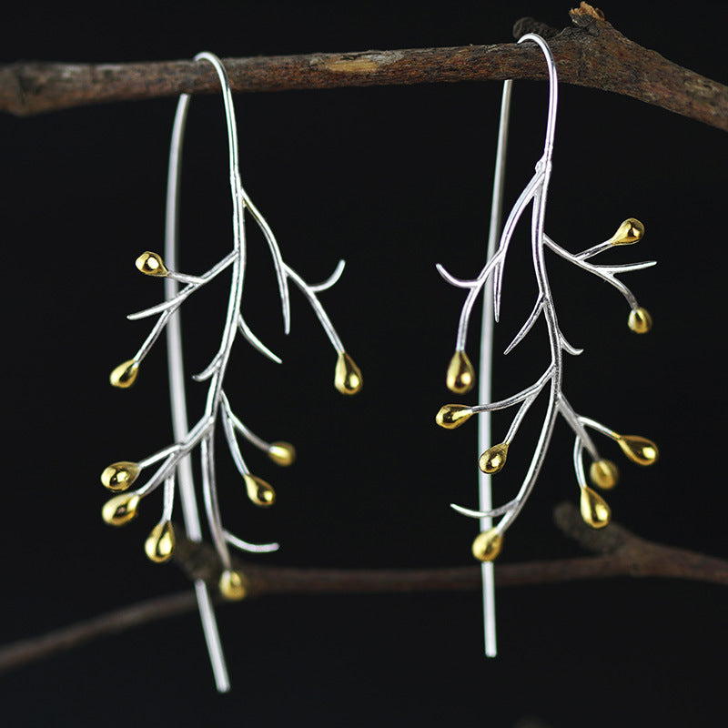Grazia Jewelry Winter Solstice Branch Earrings