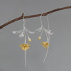 Grazia Jewelry Whispery Begonia Flower Earrings