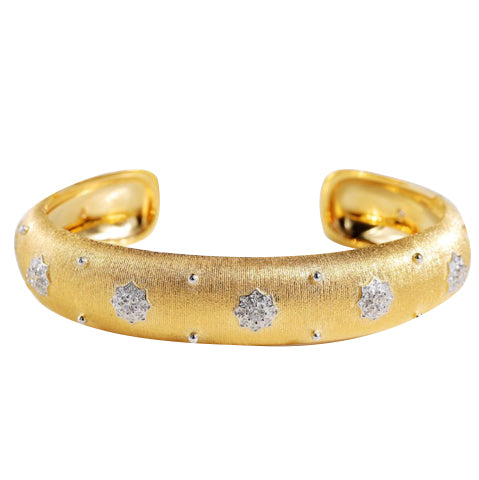 Grazia Jewelry Silver Stars Gold Bracelet