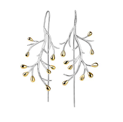 Grazia Jewelry Winter Solstice Branch Earrings